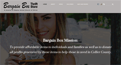 Desktop Screenshot of bargainboxnaples.com